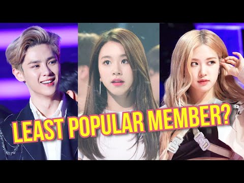 Kpop Idols With The LEAST FANS In Their Groups