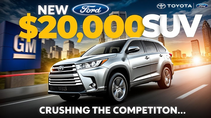 Toyota's NEW $20,000 SUV Is CRUSHING Ford and GM?