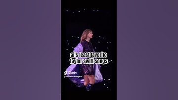 chat gpt’s least favorite taylor swift songs! #viral #erastour #taylorsversion #taylorswift #fypシ゚