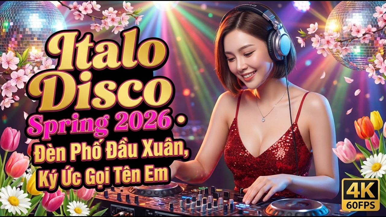 Italo Disco Spring 2026 • Đèn Phố Đầu Xuân, Ký Ức Gọi Tên Em | 80s Synthpop & Disco Revival Mix | 4K
