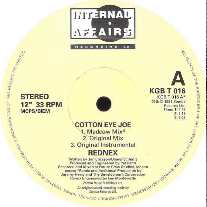 Chords for Rednex - Cotton Eye Joe.