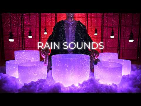 **BEYOND SLEEP**  Calming Sound Bath Music for Incredible Sleep (+ Rain Sounds)