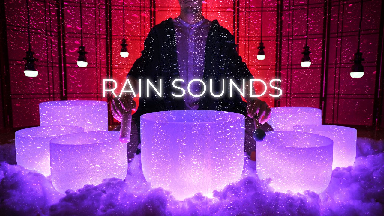 Cover **BEYOND SLEEP**  Calming Sound Bath Music for Incredible Sleep (+ Rain Sounds)