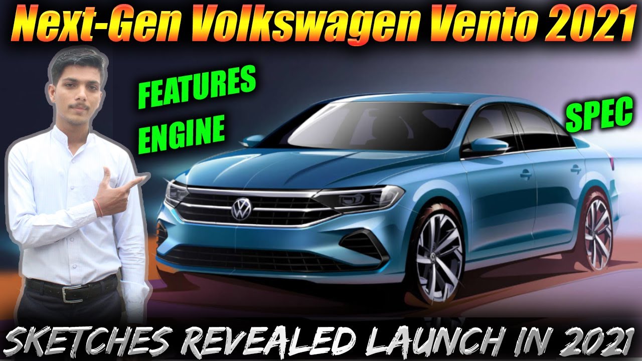 New Volkswagen Vento (Polo Sedan) BS6 Sketches Revealed | Fornt-Rear End & Interior | Features |Spec