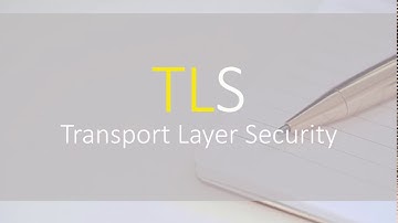 TLS (Transport Layer Security) /  (ट्रांसपोर्ट लेयर सिक्योरिटी)