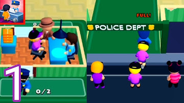 Police Station Idle - (android, ios) Gameplay Walkthrough Part 1
