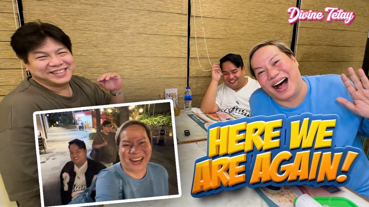 AT NAGSAMA NA NAMAN KAMING TATLO! MOVIE DATE NIGHT WITH MC MUAH AND TONTON! | DIVINE TETAY