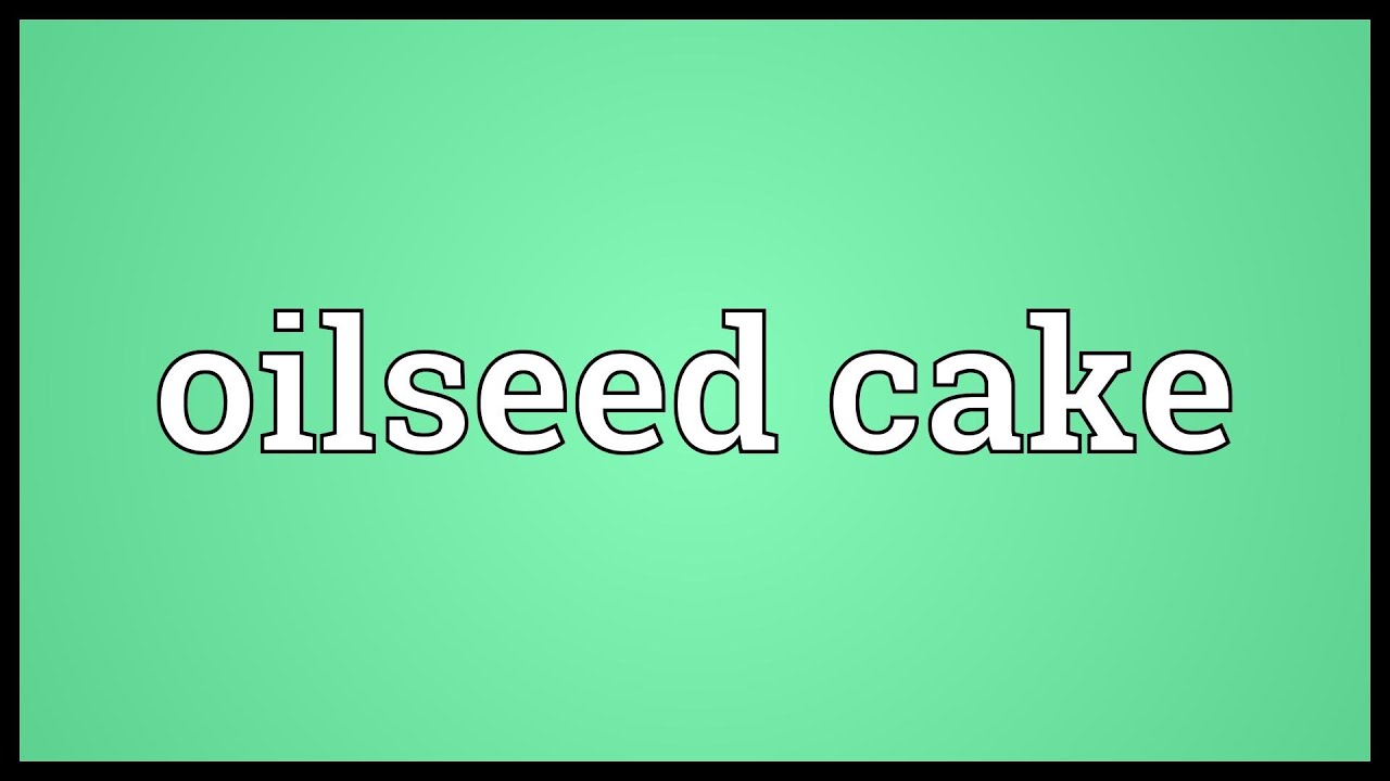 Oilseed cake Meaning YouTube