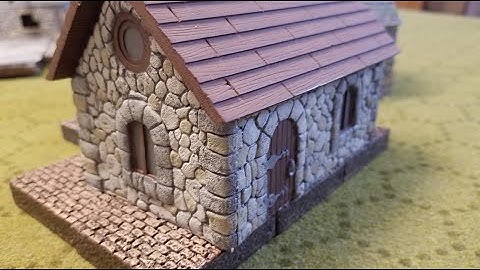 Preparing and Painting Terraform / Armorcast Medieval Buildings - D&D, fantasy RPG terrain