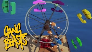 GANG BEASTS - Ferris Wheel Accident [Father and Son Gameplay]