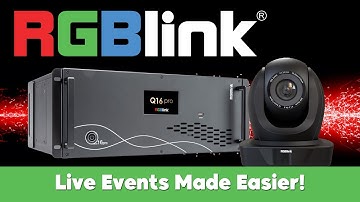 RGBlink: Your Go-To for HIGH-QUALITY Live Event Solutions!