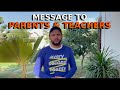 Message to Parents & Teachers | Shahid Afridi