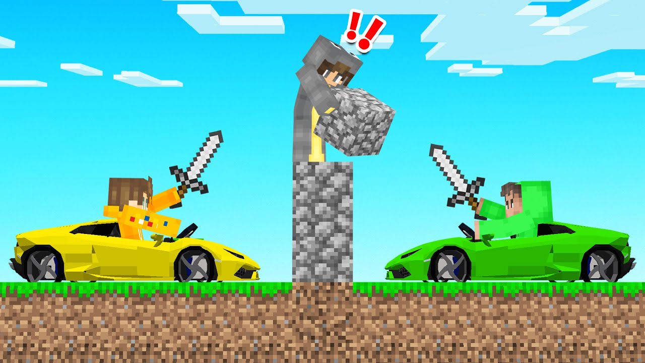 SUPERCAR HUNTERS vs SPEEDRUNNERS! (Minecraft) - YouTube