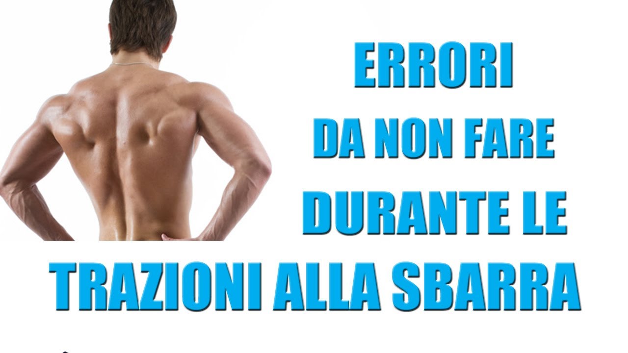 Trazioni alla sbarra: 5 ERRORI da non fare! Personal Trainer #61