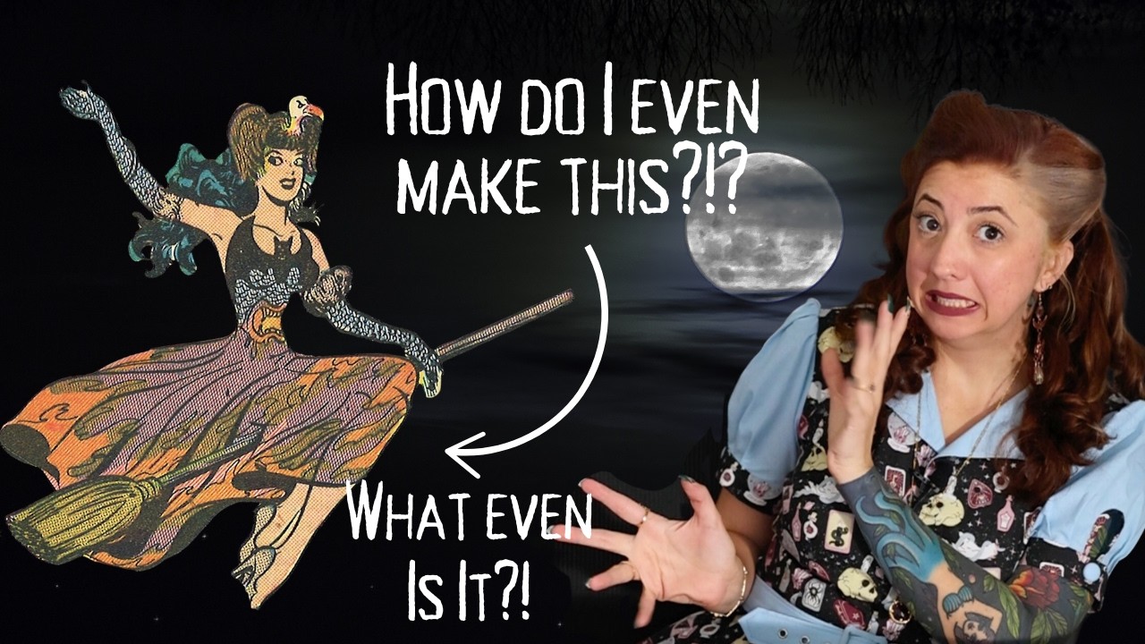Making a Vintage Halloween Costume (This One