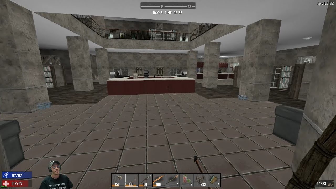 7 Days To Die: S06-E57 - Alpha 16 - Aendam's Bookstore - 10-01-17