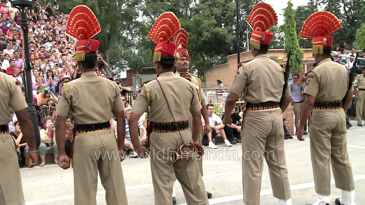 Its Indias BSF vs Pakistan Rangers at Wagah Border