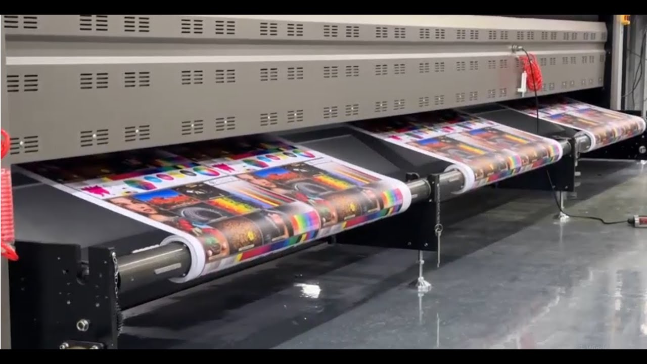Wit-Color | The 5.3m Rubber Roller UV Roll-to-Roll Printer · A New Era of Mass Production