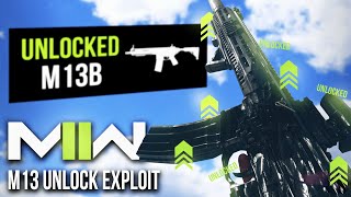 Warzone 2.0 Unlock the M13 INSTANTLY Exploit - Super Easy!