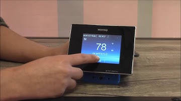 4iE thermostat Set Up - Setting up Power