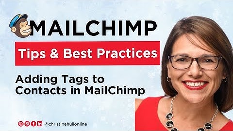 Adding Tags to Contacts in Mailchimp