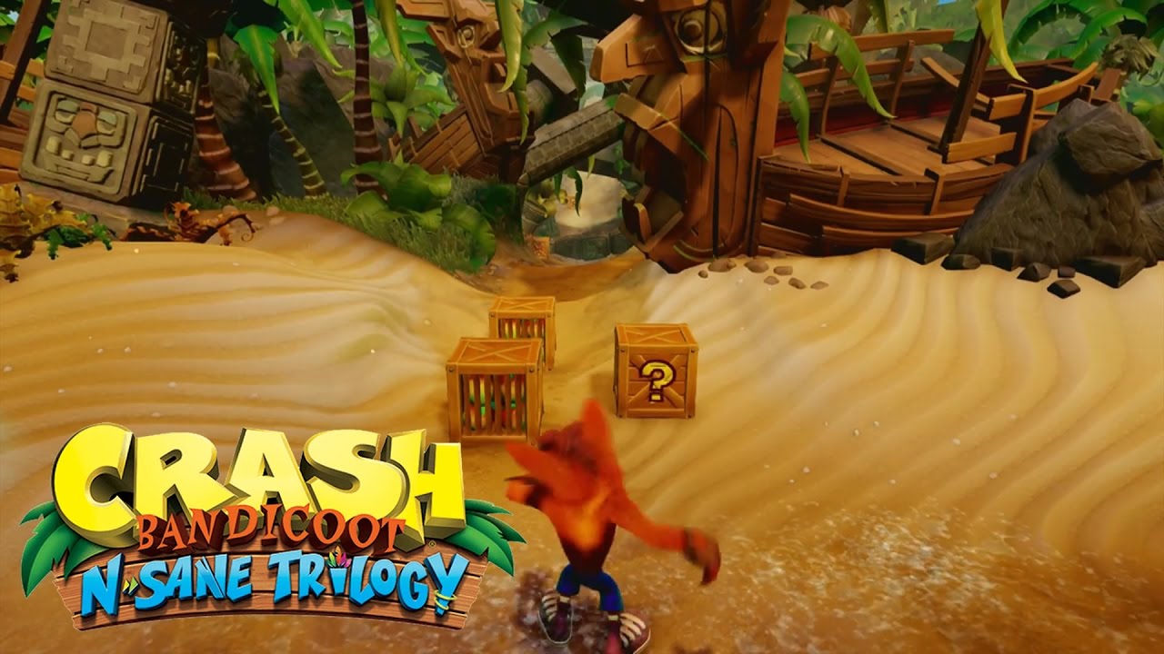 Crash Bandicoot N. Sane Trilogy News Updated N. Sanity Beach lighting