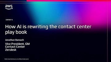AWS re:Invent 2025 - How AI is rewriting the contact center play book (COP207)