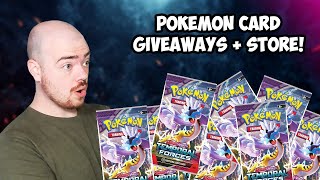 Pokemon Scarlet VGC Competitive Gaming! - Opening & Giving Away Pokemon Cards! - Online Rip & Ship!