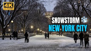 NEW YORK CITY | Central Park Walk During First Snowfall of 2024 ☃️❄️