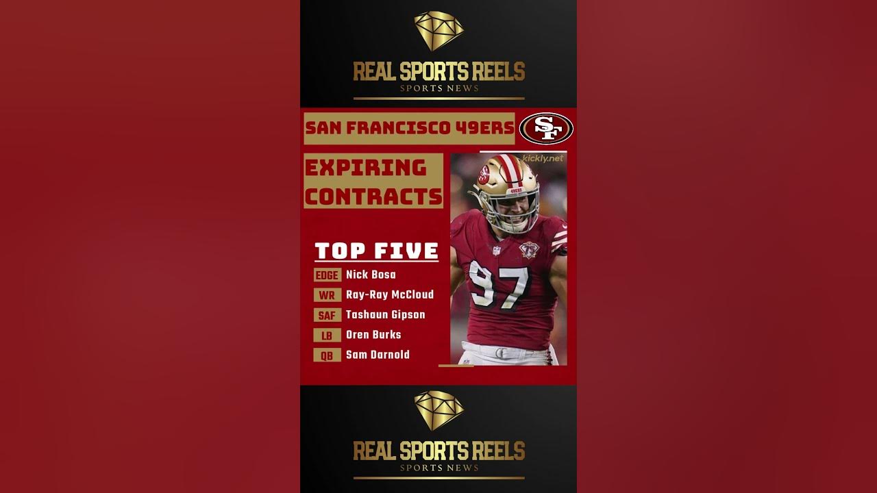 San Francisco 49ers 2024 Expiring Contracts nfl shorts 49ers YouTube
