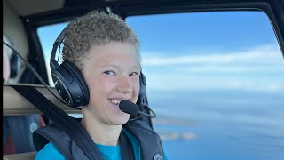 14 Year Old FLIES a HELICOPTER