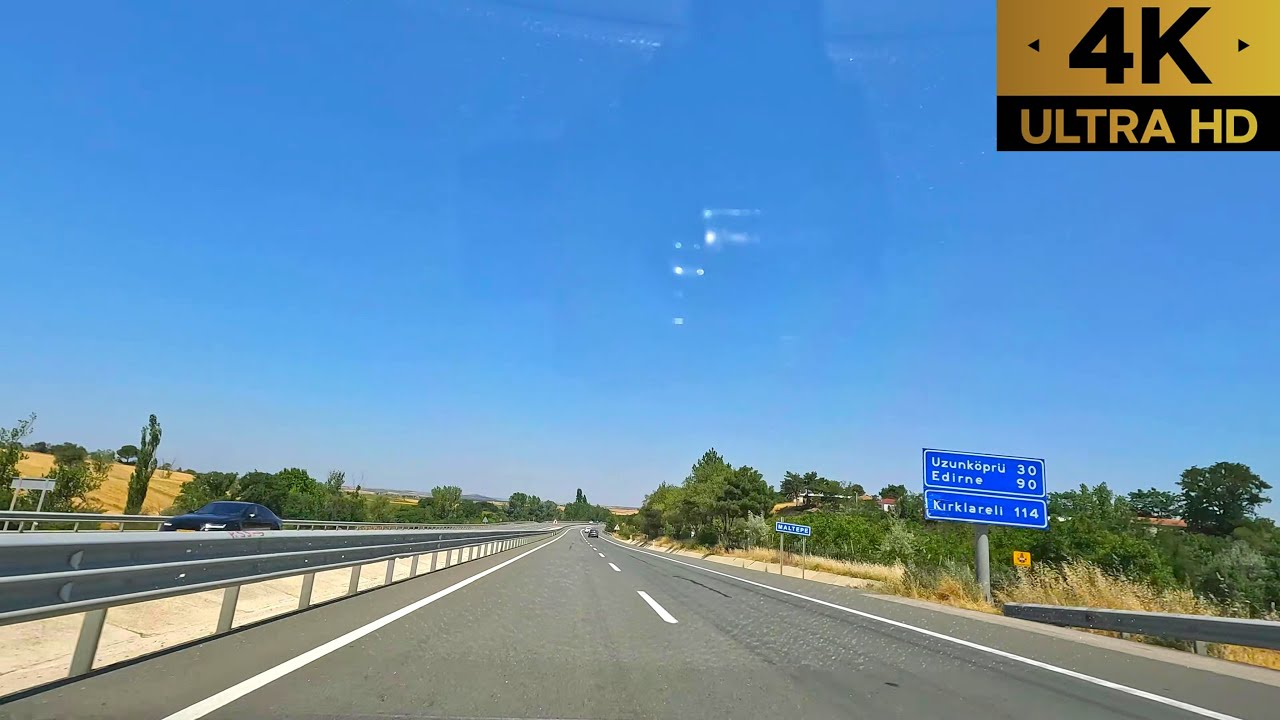 Edirne Keşan | Keşan - Uzunköprü Yolu | Driving Tour | 4K | 30fps | 2025 |