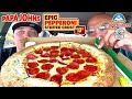 Papa John's® Epic Pepperoni Stuffed Pizza Review! 🍕💡 | theendorsement SPOTLIGHTS Rhody Foody