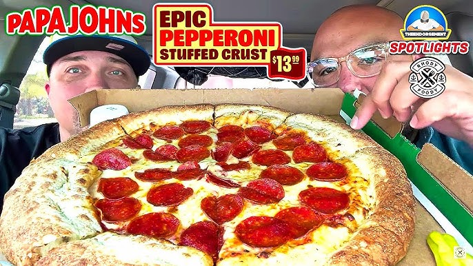 REVIEW: Papa John's Epic Stuffed Crust Pizza - The Impulsive Buy