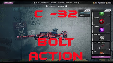 The Cycle: Frontier - C-32 Bolt Action Skins