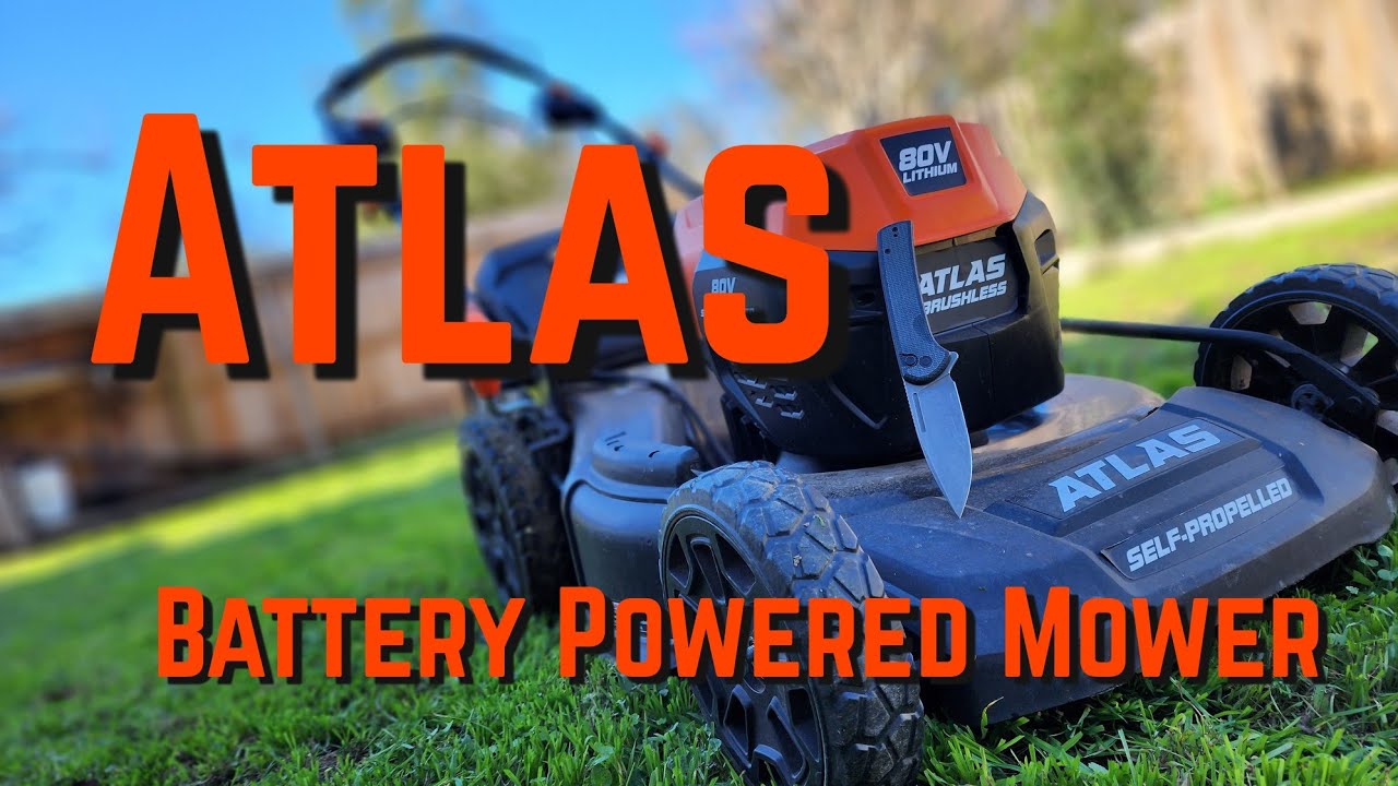 The Best Battery Powered Lawn Mower!!!??? A Quick Look Plus My EDC