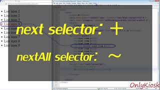 183 Selecting sibling elements