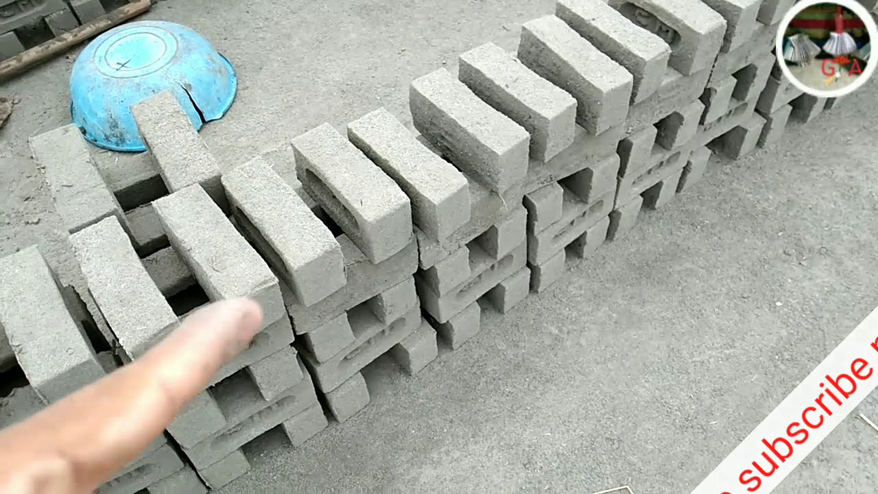 How to make bricks at home.building material.home making.amzing bricks