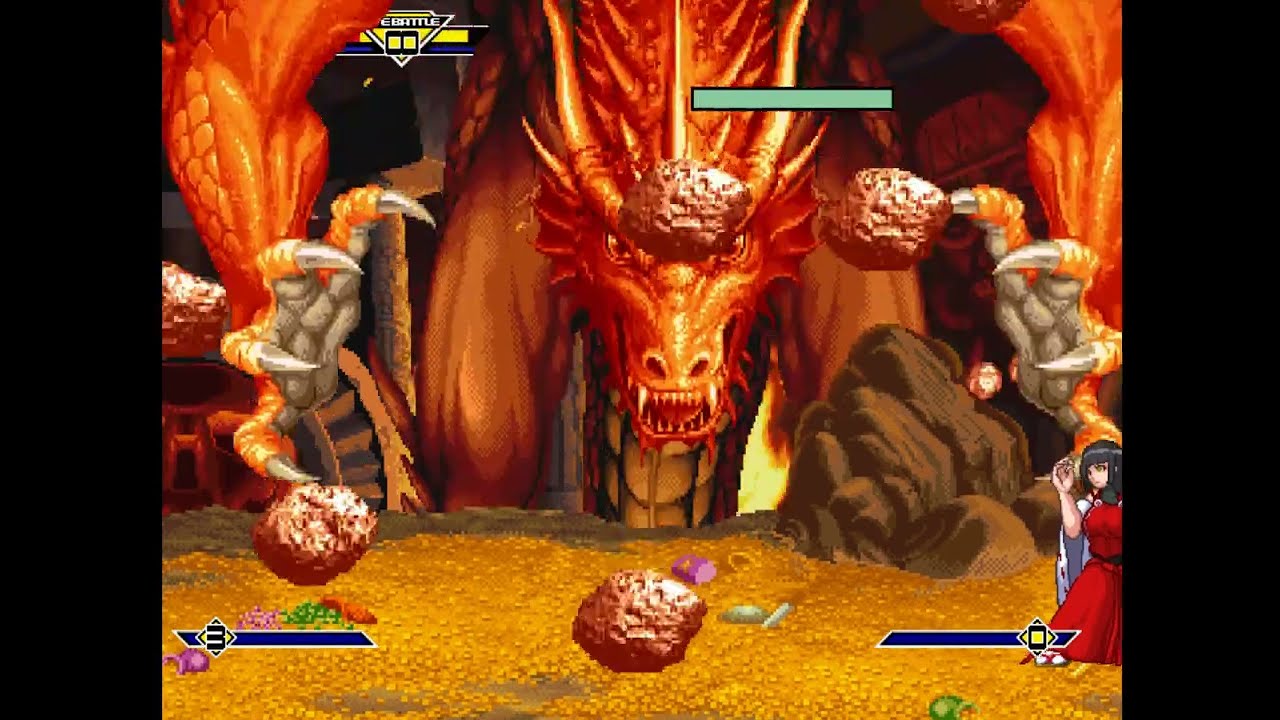 Mugen 先代巫女 Vs Red Dragon