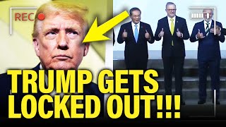 Furious World Leaders Lock Out Trump From Closing Ceremony