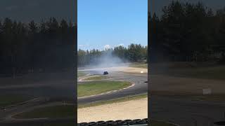 Super INSANE backwards 360 entry 🚗 #gatebil #viralvideo #drifting