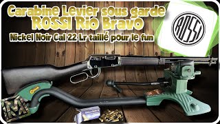 Carabine Levier Sous Garde Rossi Rio Bravo Nickel Black Cal22Lr