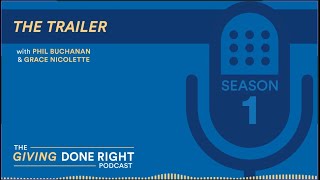 Giving Done Right podcast | S1 - The Trailer