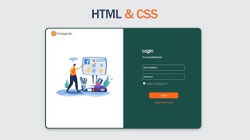 Login Form Using HTML & CSS - Modern Login Form 2023 by CodingCamp