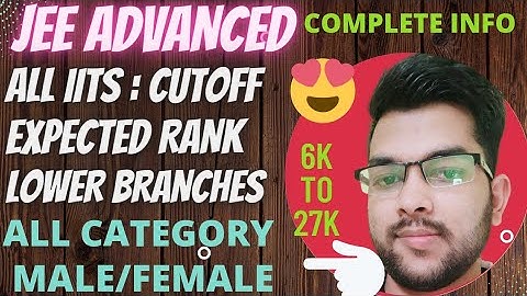 All IIT Safe rank for Lower branch | Get IIT upto 27k | All category wise #iit #cutoff #Josaa #Jee