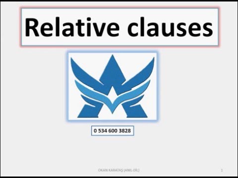 relative clauses