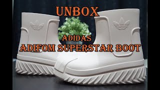 Unbox Adidas adiFom Superstar Boot+on feet