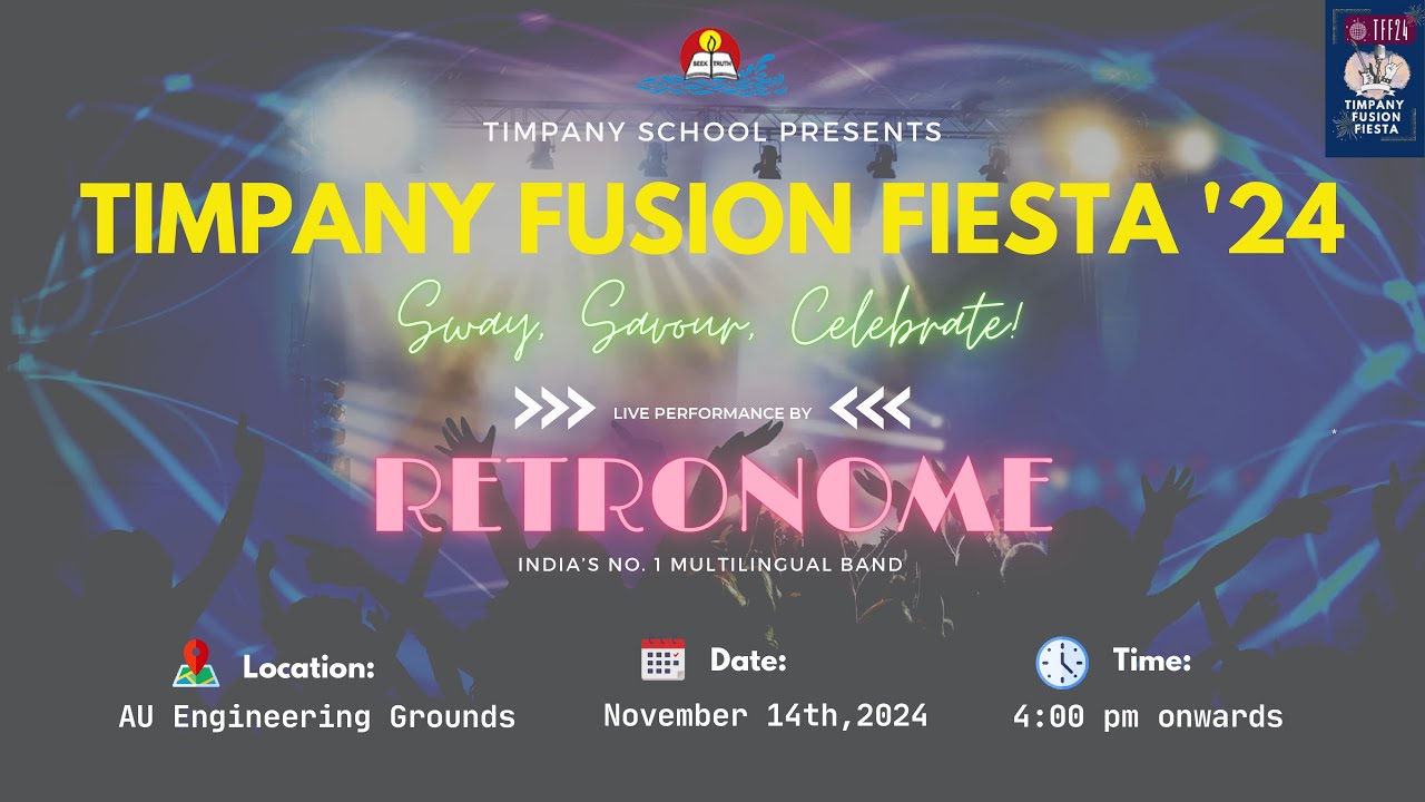 TIMPANY FUSION FIESTA || Part 3 || Live Performance by RETRONOME || Nov 14th 2024 ||