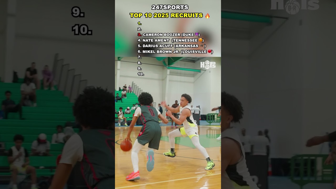 The TOP TEN Recruits in the Class of 2025 π