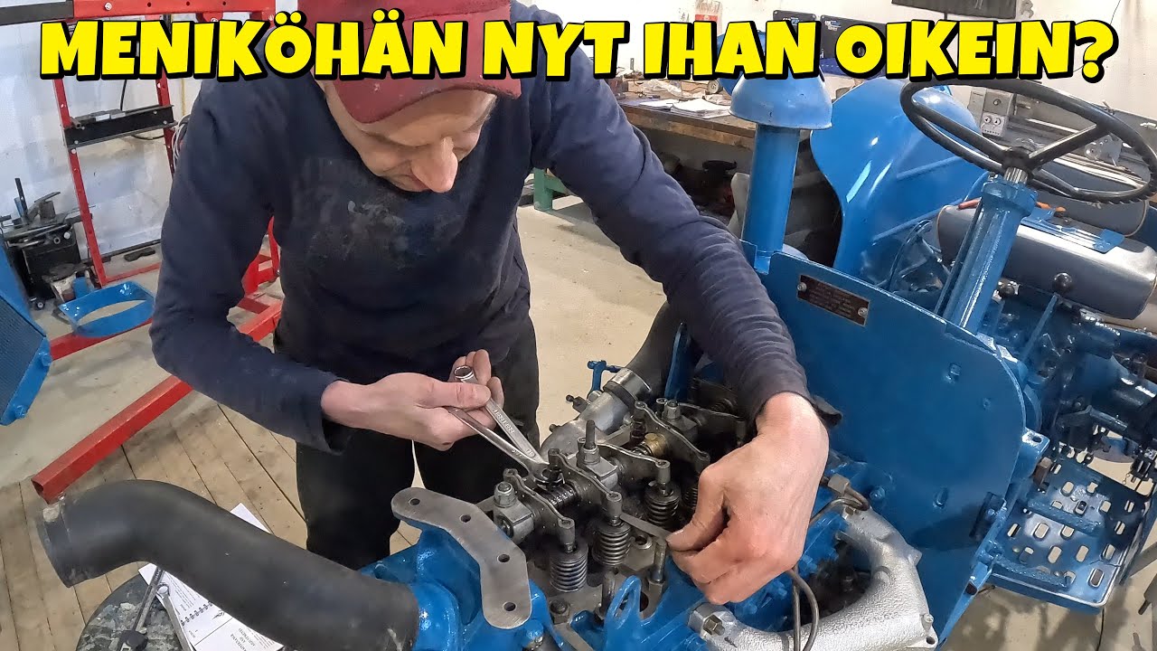 Fordson DEXTA - Venttiilien säätö & Rahaa palaa taas